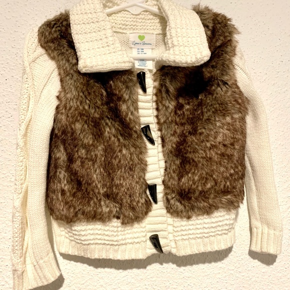 Emma's Garden Girls' Sweater - Picture 1 of 1